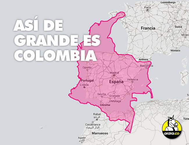 Los mapamundis nos mintireron siempre. las dimensiones y distancias están mal y es hora de ver qué tan grande es en realidad Colombia | ALDIA.CO
