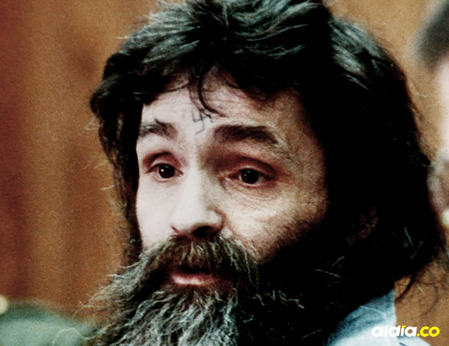 Manson tras ser capturado por las autoridades.