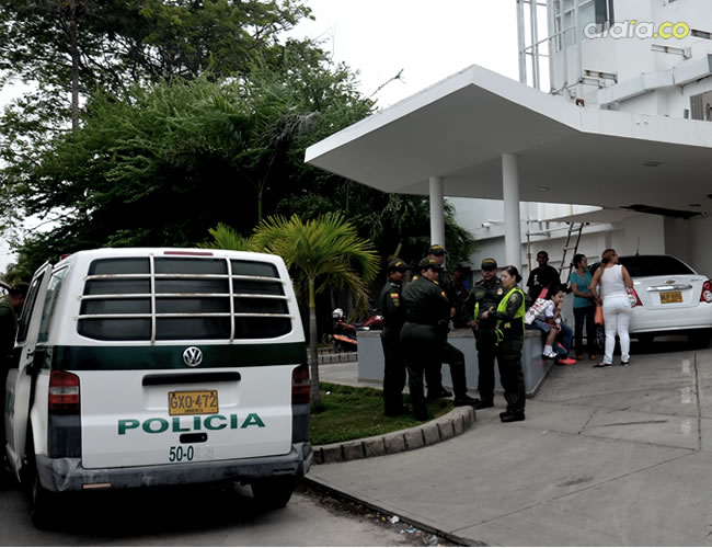 Hasta el Hospital de Bocagrande fue trasladada la pequeña en donde al parecer llegó sin signo vitales | Lorena Henríquez
