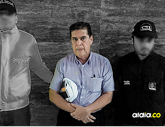 Álvaro Echevarría, médico de profesión, en la foto durante su captura por parte de la Policía y el CTI | Policía Nacional