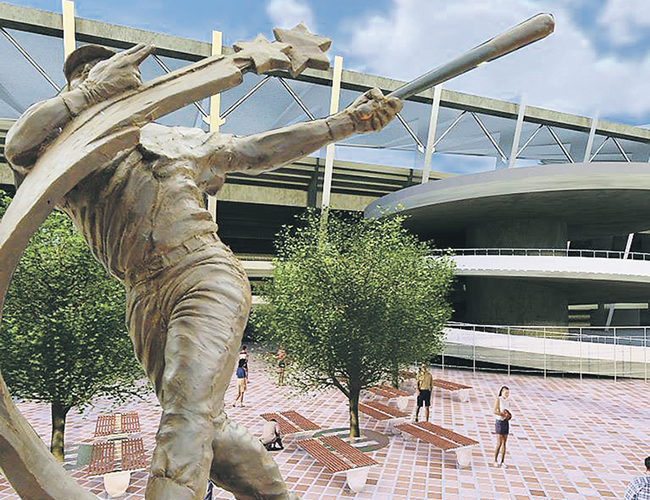 La estatua del expelotero barranquillero la ubicarían en los alrededores del nuevo estadio Édgar Rentería | Foto archivo