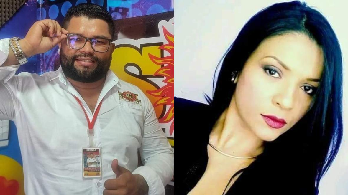 Leiner Montero y Dilia Contreras, periodistas asesinados.