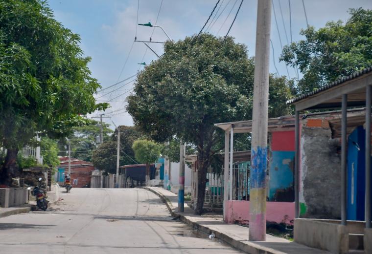 La riña se produjo en esta cuadra del barrio Evaristo Sourdis, de Barranquilla.