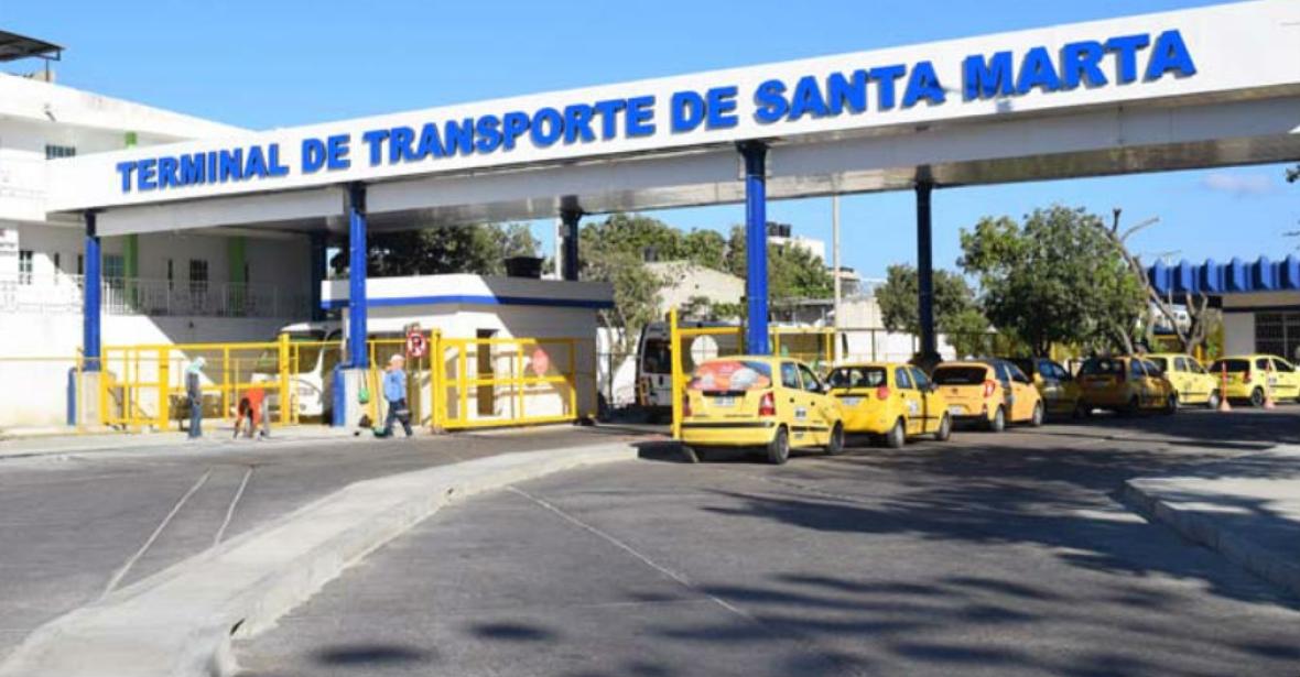 Terminal de transporte de Santa Marta.
