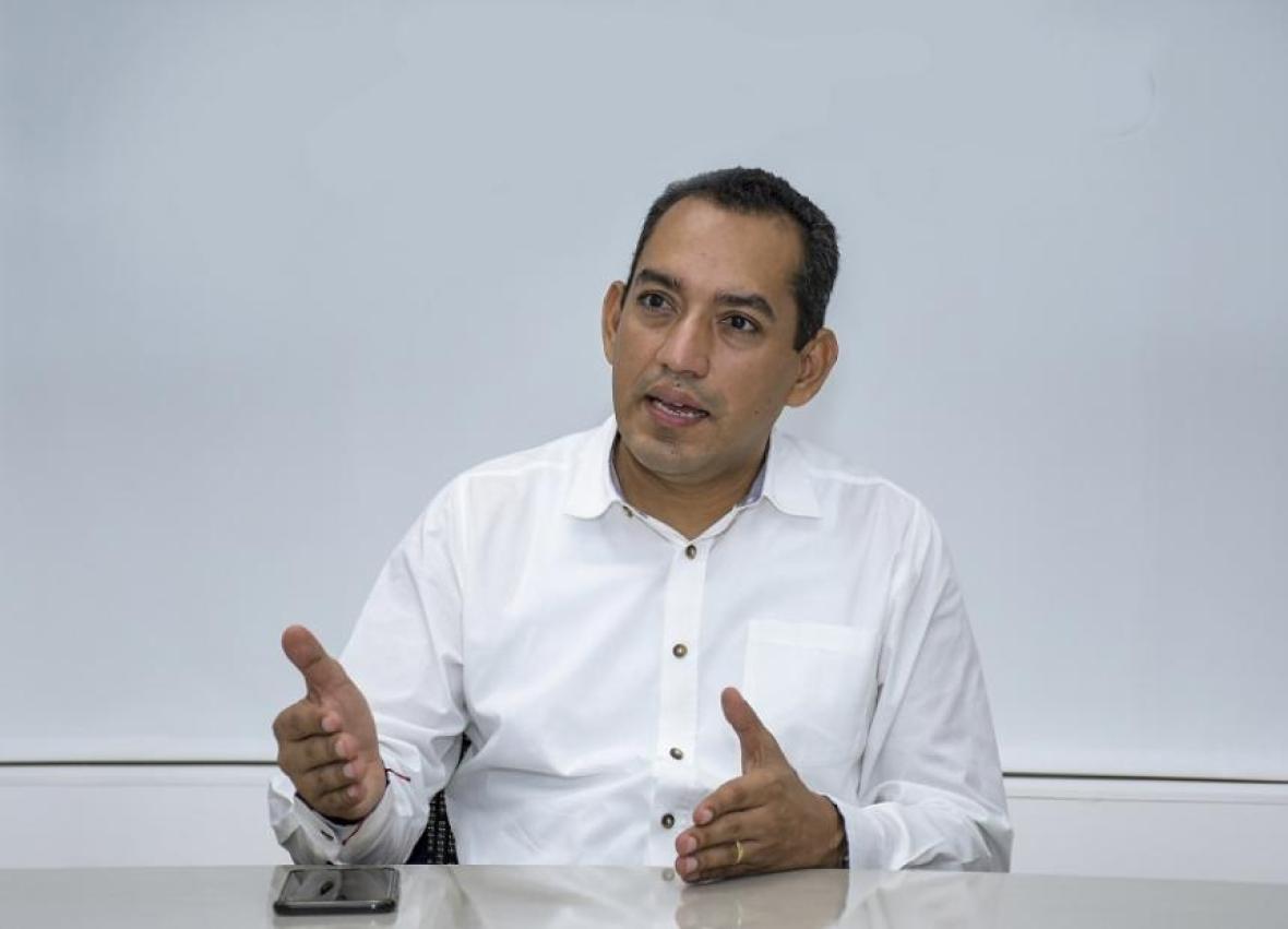 Danilo Hernández, rector de la Universidad del Atlántico. 