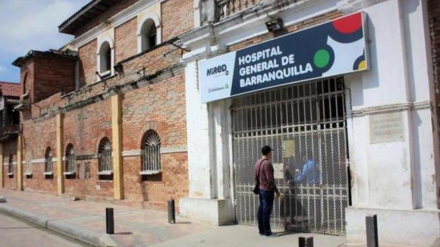 Las dos víctimas fueron llevadas al Hospital General de Barranquilla. 