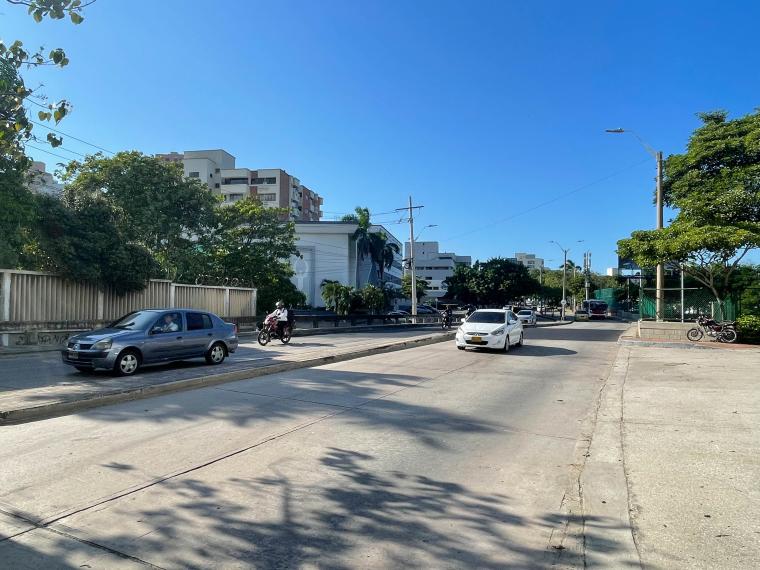 Imagen de referencia de una calle en el norte de Barranquilla
