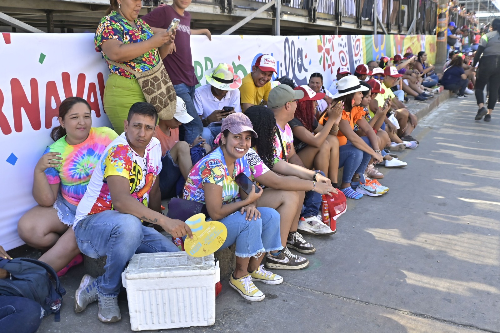 Varias personas invadieron el Cumbiódromo durante los días de celebración