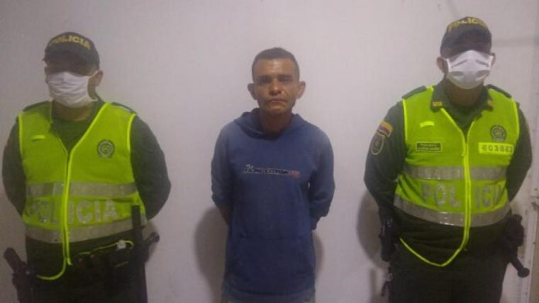 Luis Miguel Caro Pérez, condenado por los delitos de acceso carnal violento y hurto calificado.