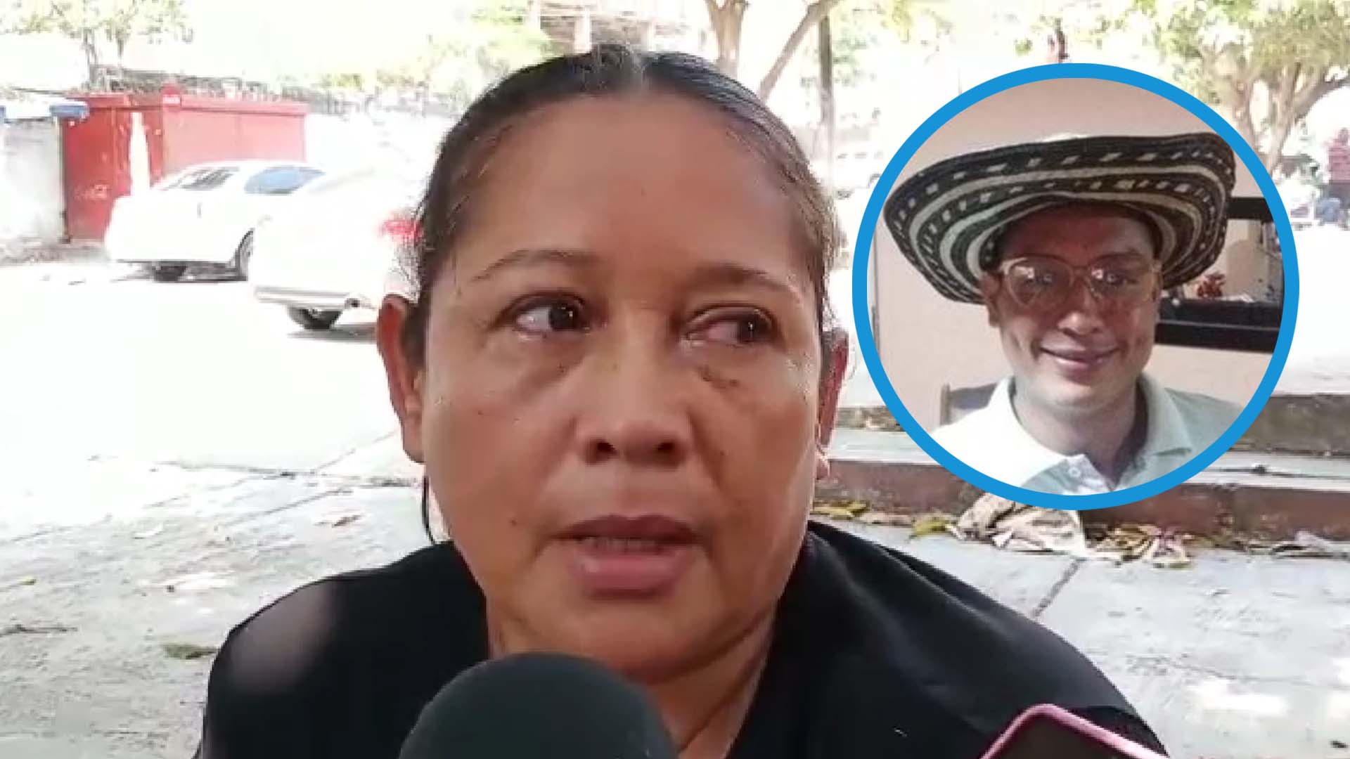 Ilda Ortiz, madre Keny Alberto Solano Ortiz, taxista asesinado.