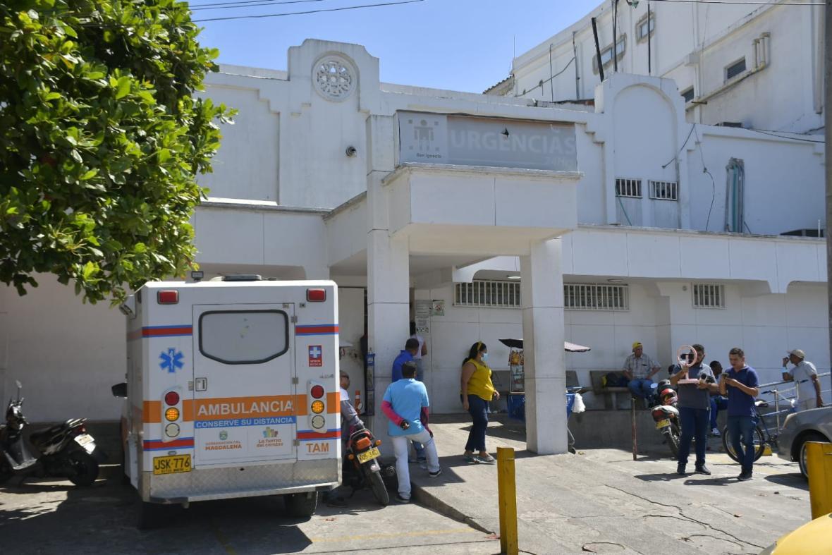  Clínica San Ignacio,a la que trasladaron a los lesionados en el accidente. 