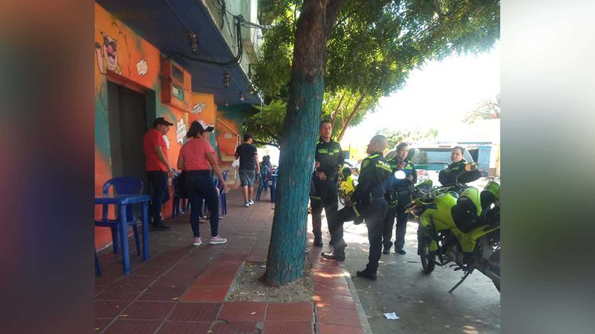 Hasta el lugar llegó la Policía Metropolitana de Barranquilla para monitorear el caso.