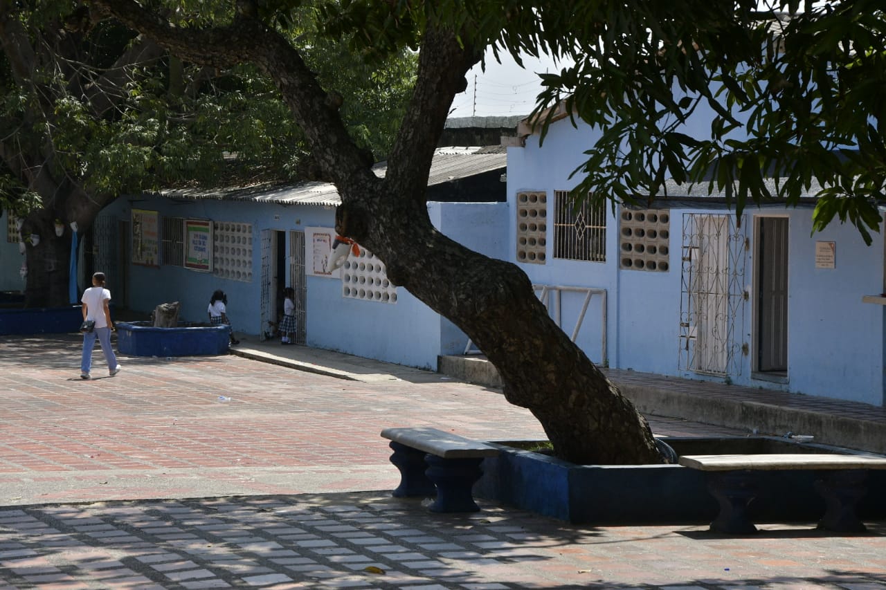 Aspecto de la IED Sarid Arteta de Vásquez, ubicada en el barrio El Carmen