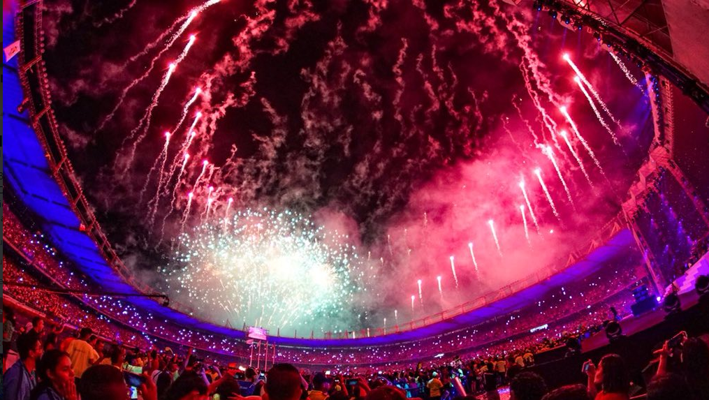 Inauguración de los Juegos Centroamericanos y del Caribe en el estadio Metropolitano