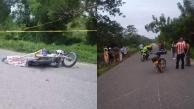 El accidente de tránsito tuvo lugar en el kilómetro 7 de la vía secundaria que conduce de la Cordialidad al corregimiento La Peña, exactamente a las 1:30 a. m.. 
