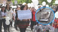 Imagen de referencia de marchas en contra de la violencia contra los menores de edad