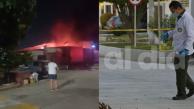 Imágenes del video de la quema / lugar del asesinato. 