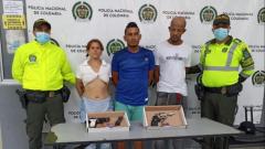 Karina Martínez fue detenida junto a dos hombres y un adolescente en el barrio Montes durante la tarde de ayer