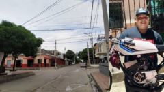 En esta calle del barrio Montes de Barranquilla, criminales dispararon contra Wilson Andrés Pérez.