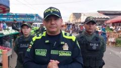 El teniente coronel Giovanny Barrero, comandante operativo de la Policìa Metropolitana de Barranquilla, fue el encargado de revelar el anuncio