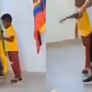La docente tomó al niño del brazo y lo agredió. 