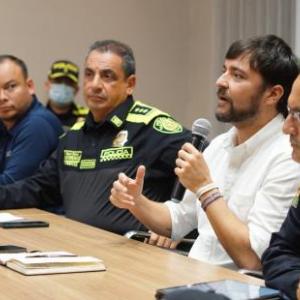 Alcalde Jaime Pumarejo durante un Consejo de Seguridad en la ciudad de Barranquilla. 