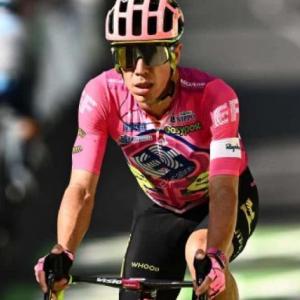 Rigoberto Urán en la Vuelta a España. 