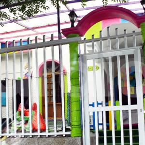 Puerta de ingreso al colegio Star Kids, ubicado en el norte de Barranquilla
