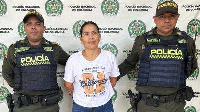 La mujer capturada responde al nombre de María Villamil