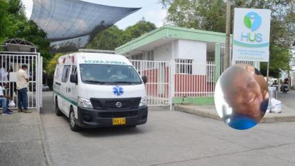 Yasmiri Berrío Munzón y el hospital al que fue internada. 