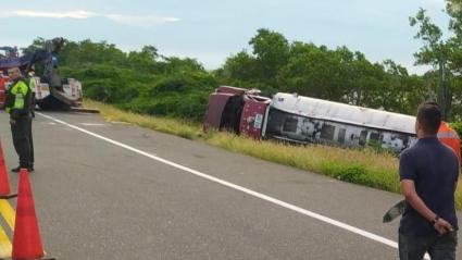 Accidente en la vía Ciénaga - Barranquilla