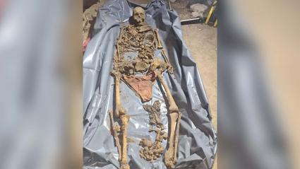 El hallazgo del esqueleto se produjo en la noche de este martes en Argentina. 
