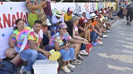 Varias personas invadieron el Cumbiódromo durante los días de celebración