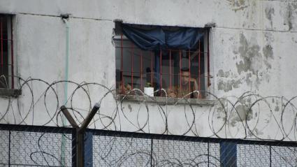 Imagen desde el exterior de la cárcel Modelo de Barranquilla